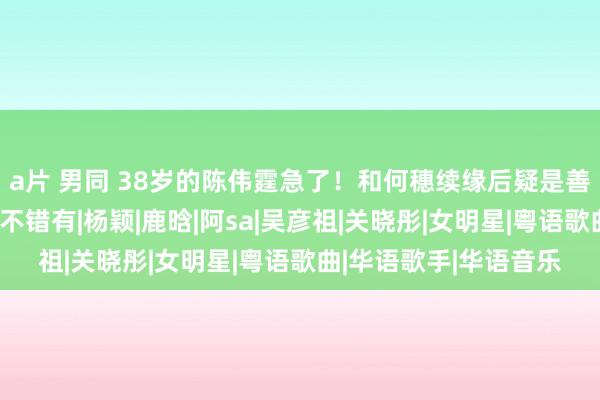 a片 男同 38岁的陈伟霆急了！和何穗续缘后疑是善事快要，网友：这个不错有|杨颖|鹿晗|阿sa|吴彦